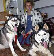 Annie in her new home.